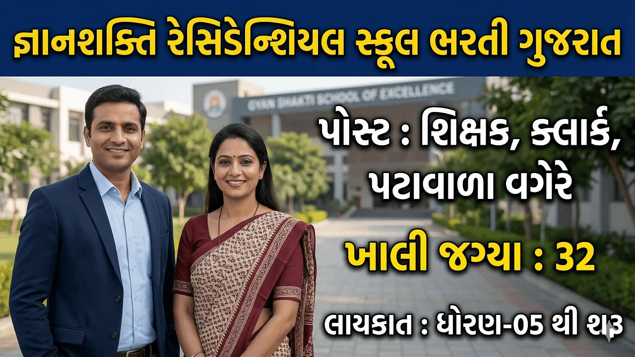 GSRS Recruitment Gujarat 2026